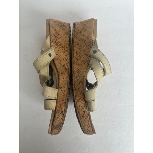 Crocs Leigh Platform Wedge Strappy Slide On Sandals Size 9 - Picture 4 of 9